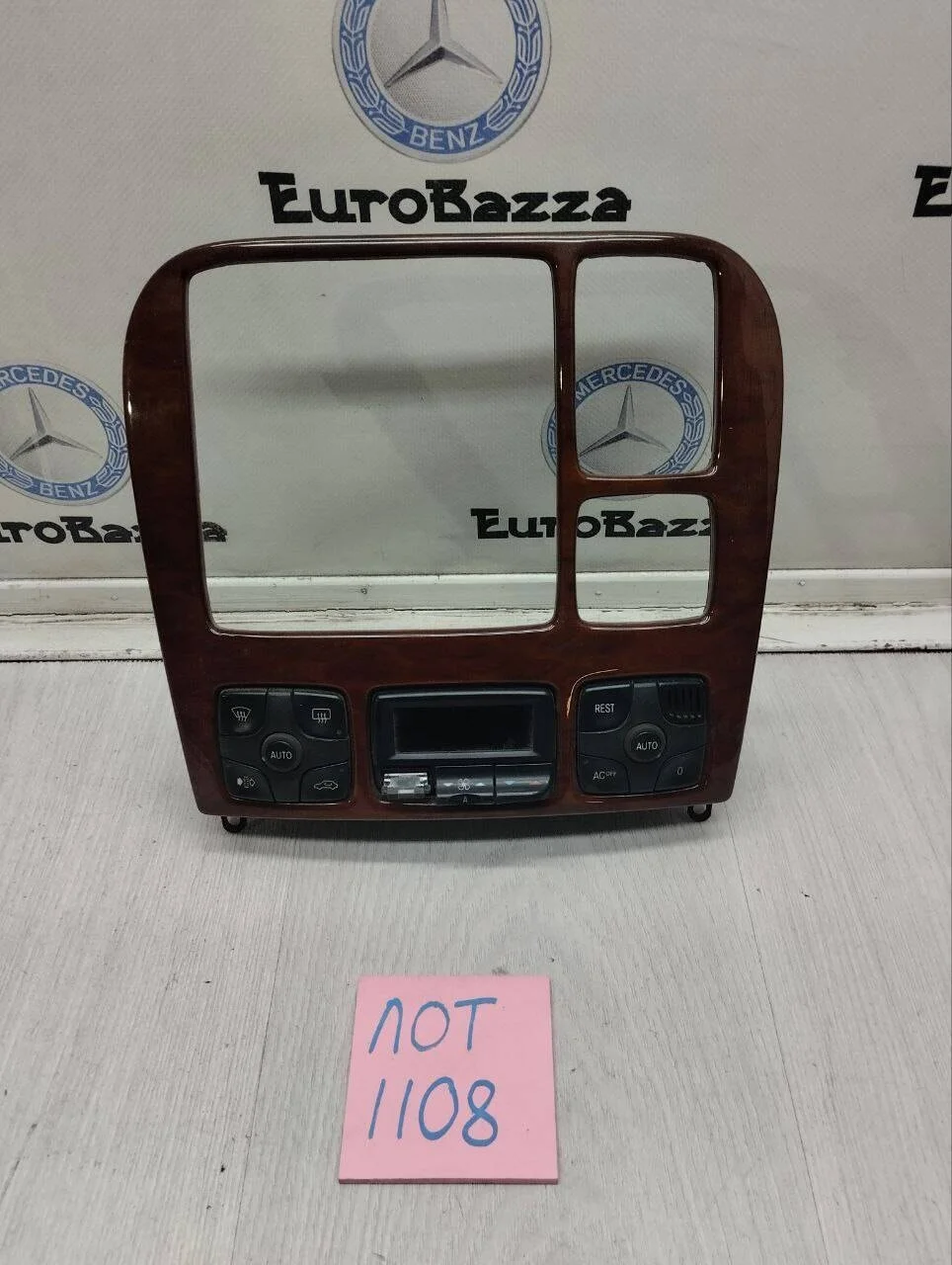Блок управления климатом с рамкой Mercedes W220