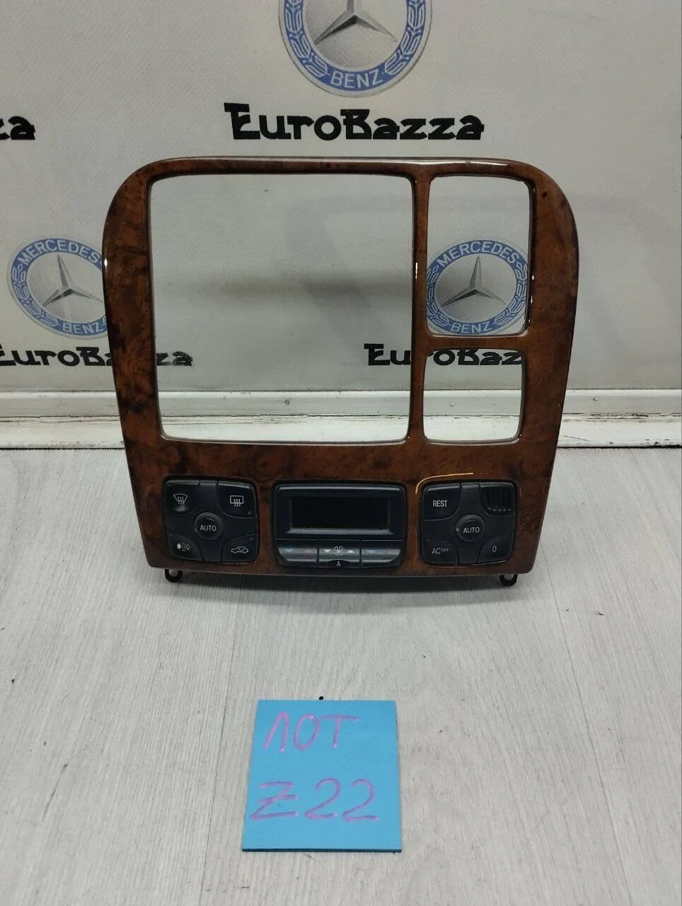 Блок управления климатом с рамкой Mercedes W220