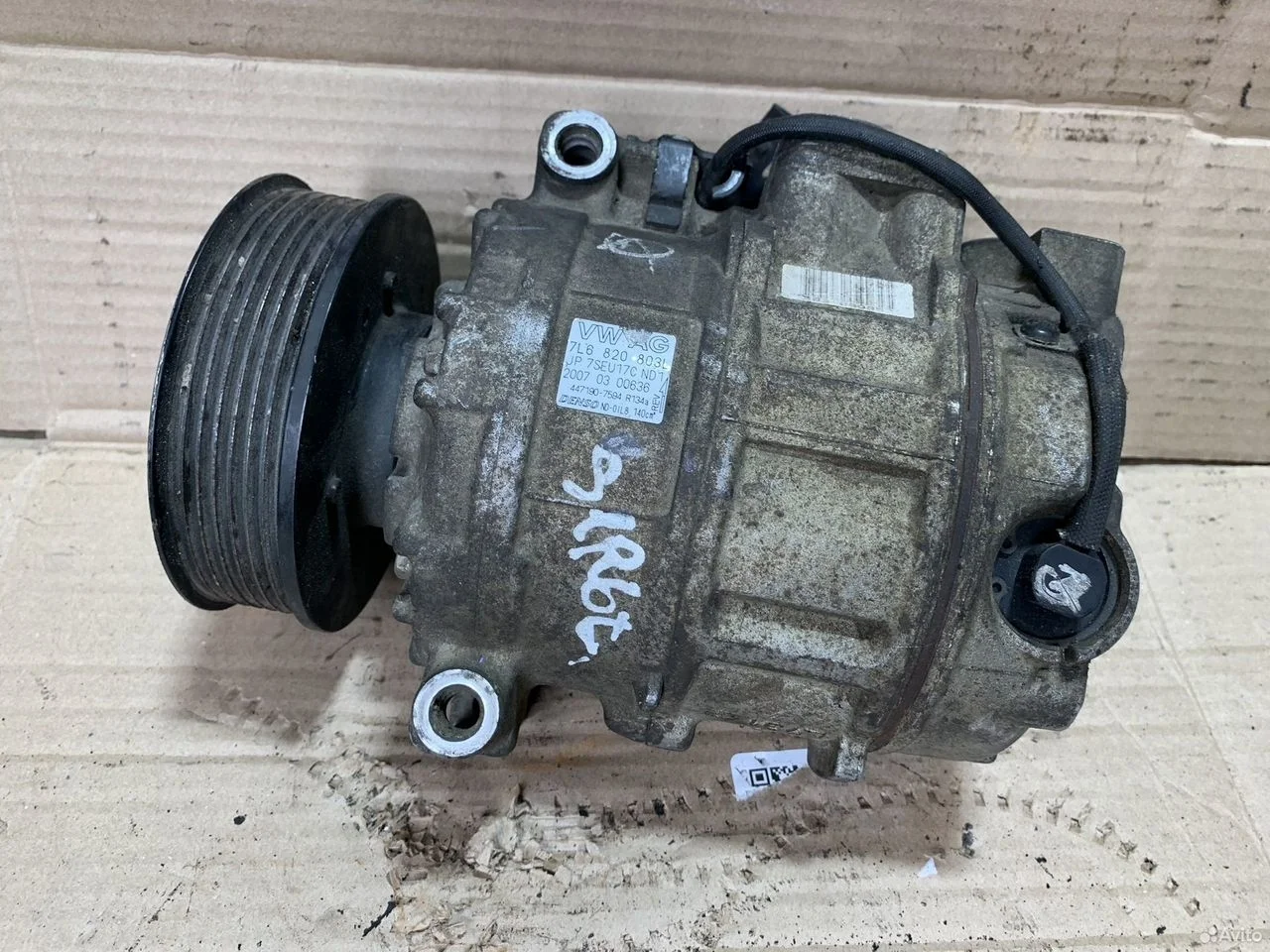 Компрессор кондиционера 3.6 vw tuareg 7l6820803l