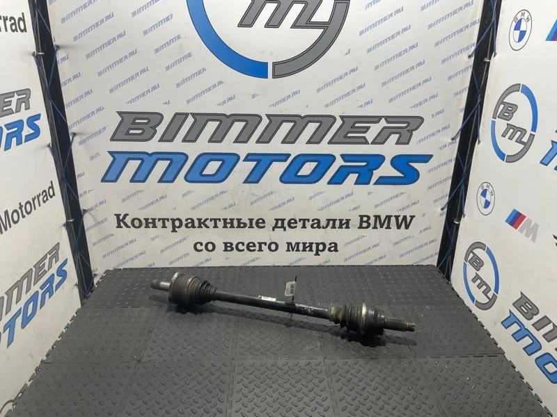 Привод BMW X5 33208609838 F15 N55, задний левый