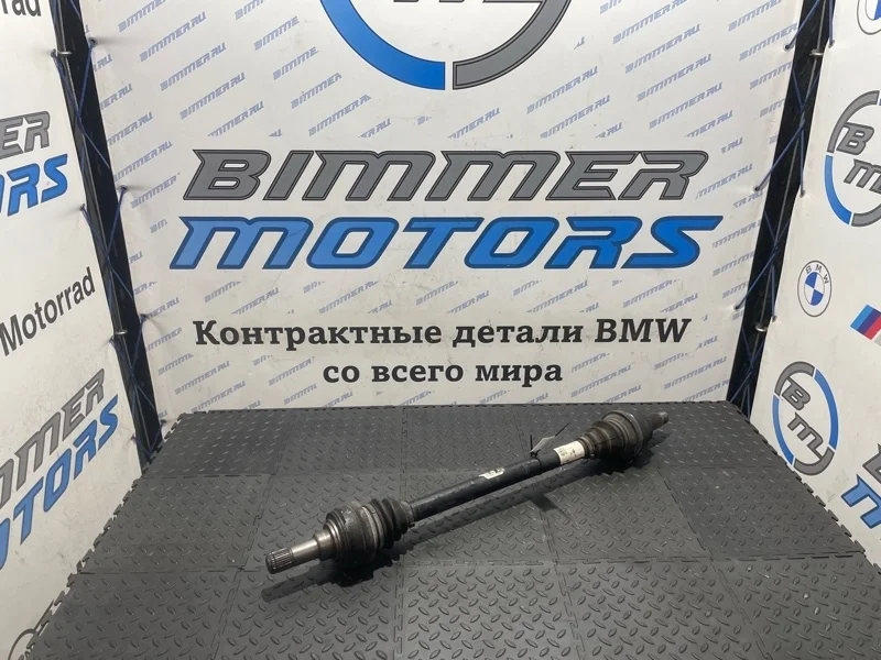 Привод BMW X5 33208609838 F15 N55, задний правый