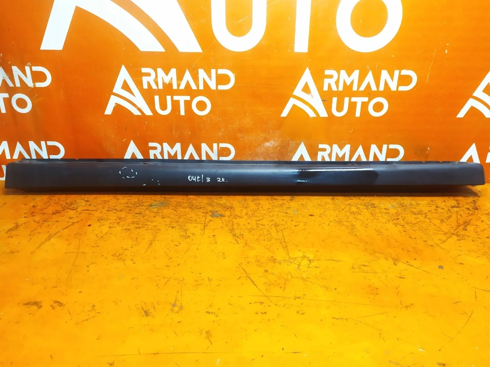 Накладка порога Mitsubishi Outlander 2012-нв 3