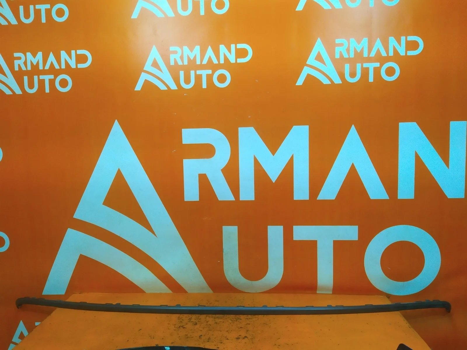 Декоративная накладка бампера Audi Q7 2015-2020 4M