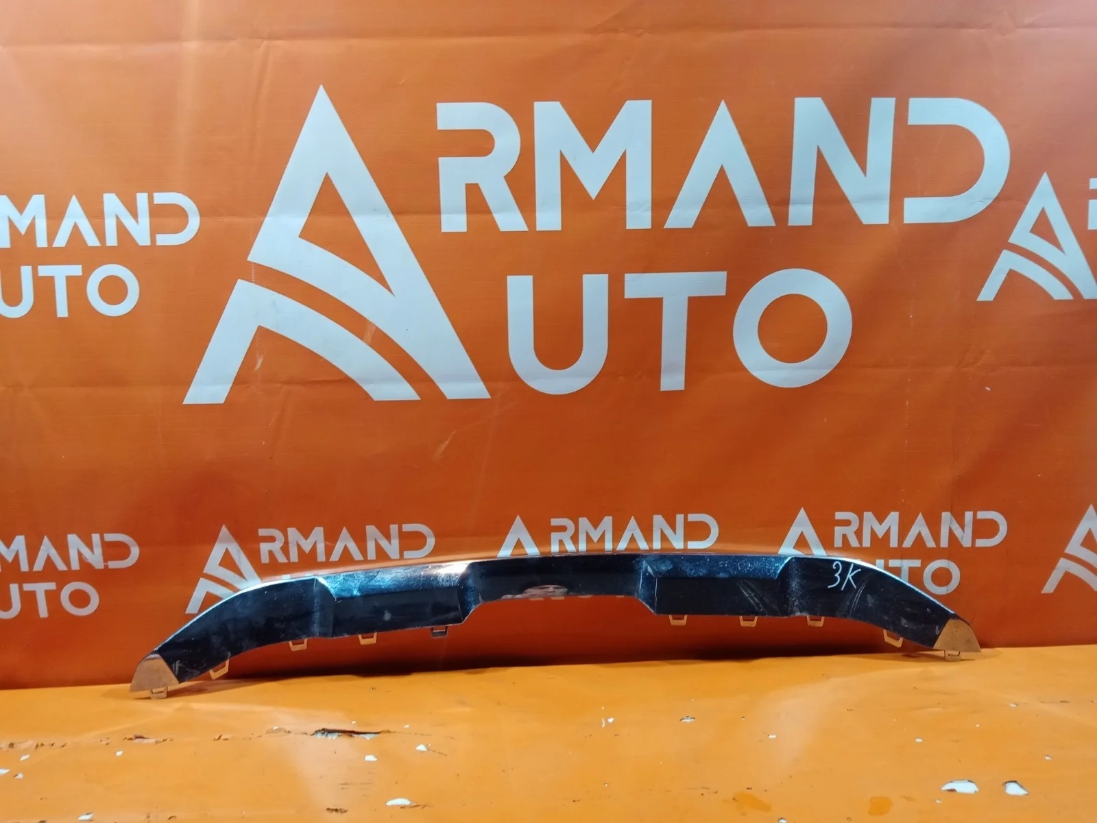 Накладка юбки бампера нижняя Mercedes ML GLE-Class 2015-2018 W166