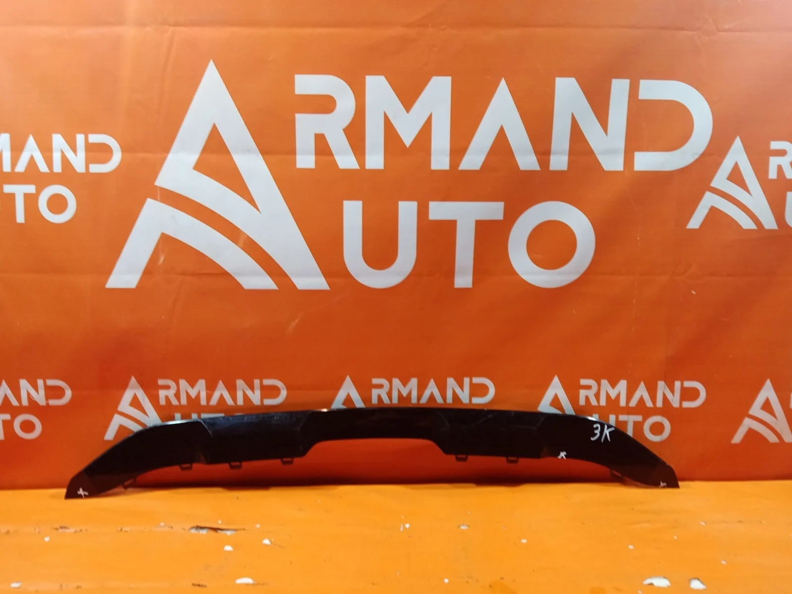 Накладка юбки бампера нижняя Mercedes ML GLE-Class 2015-2018 W166