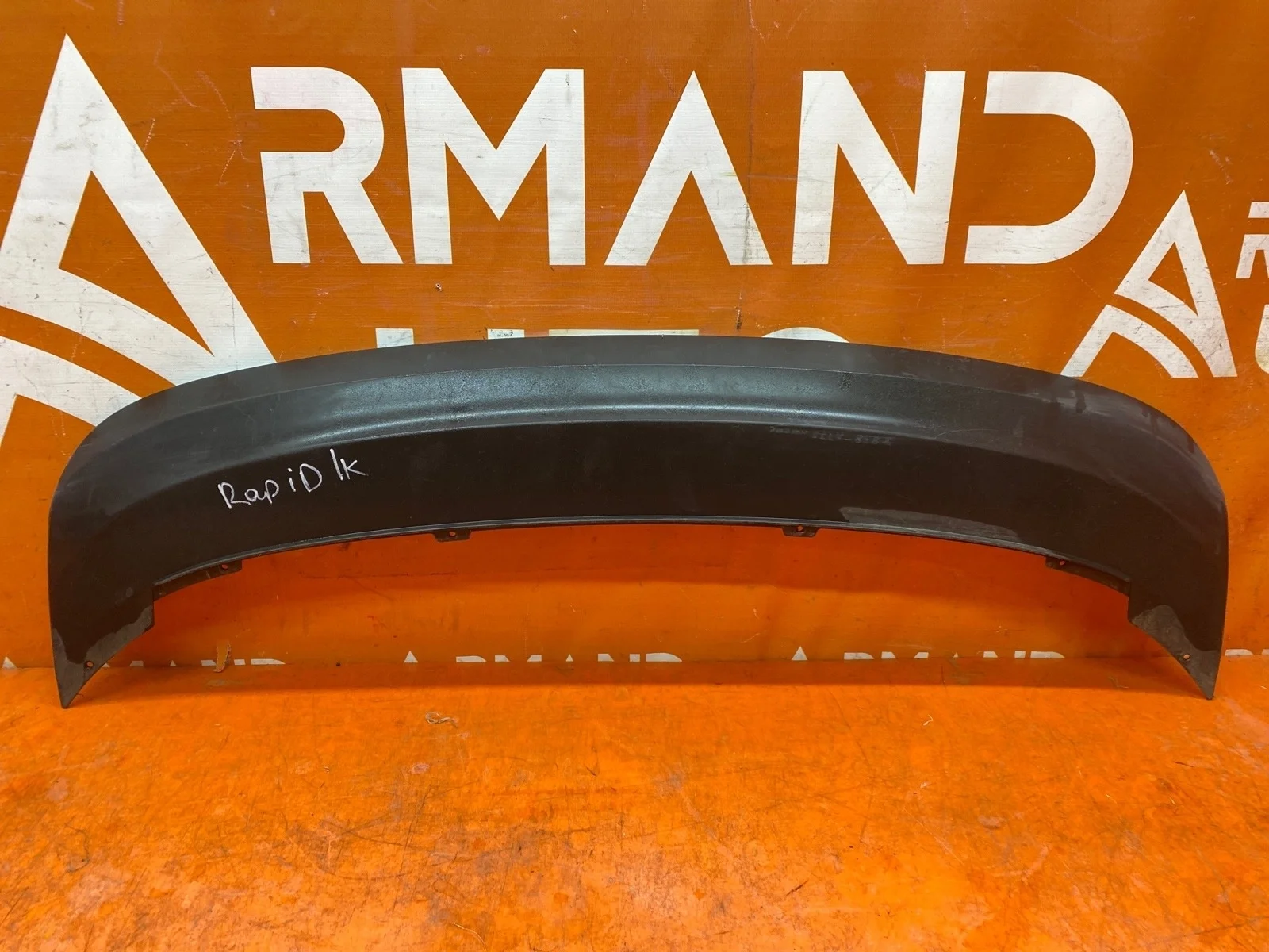 Юбка бампера Skoda Rapid 2014-2020