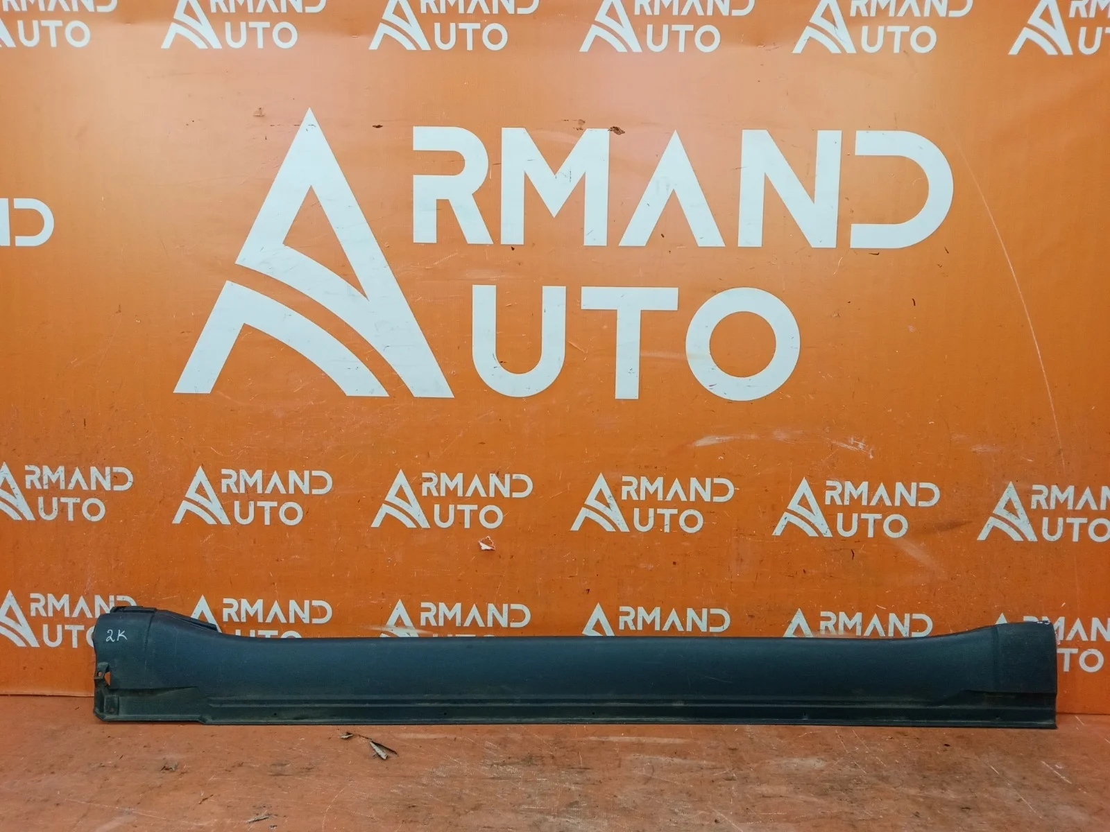 Накладка порога Mitsubishi Pajero 2006-нв 4