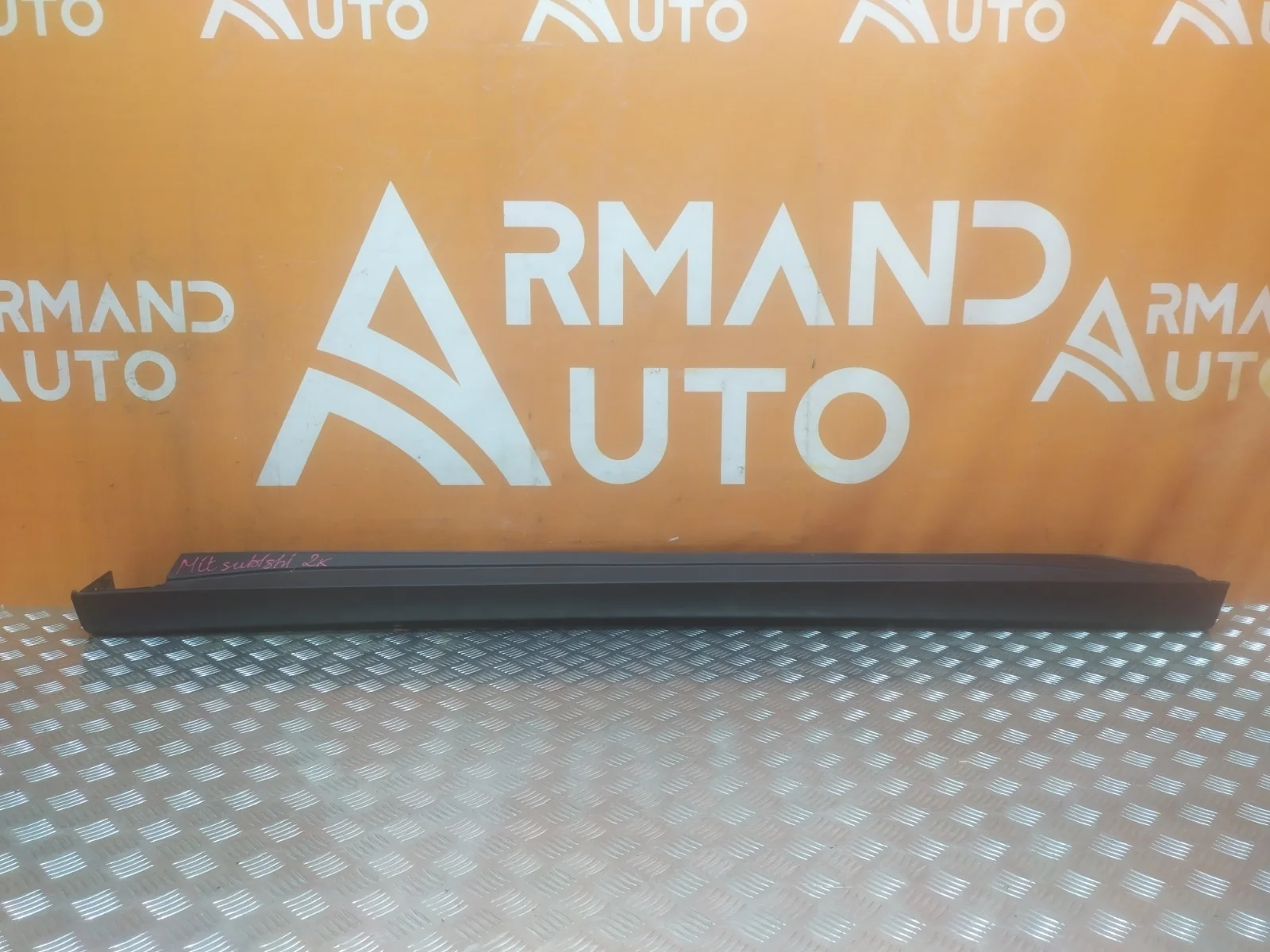 Накладка порога Mitsubishi Outlander 2012-нв 3