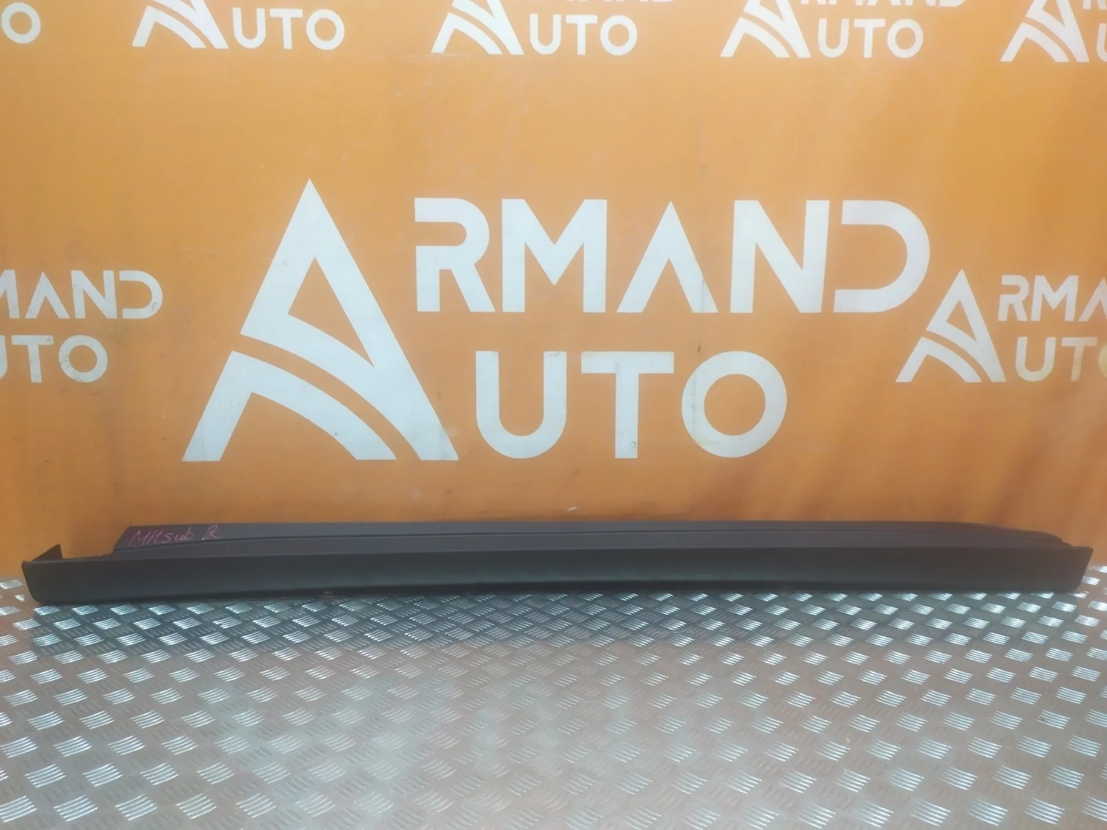 Накладка порога Mitsubishi Outlander 2012-нв 3