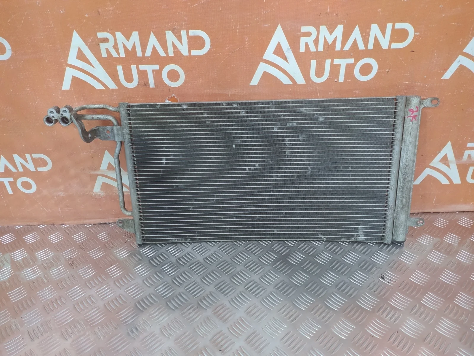 Радиатор кондиционера Skoda Rapid 2014-2020