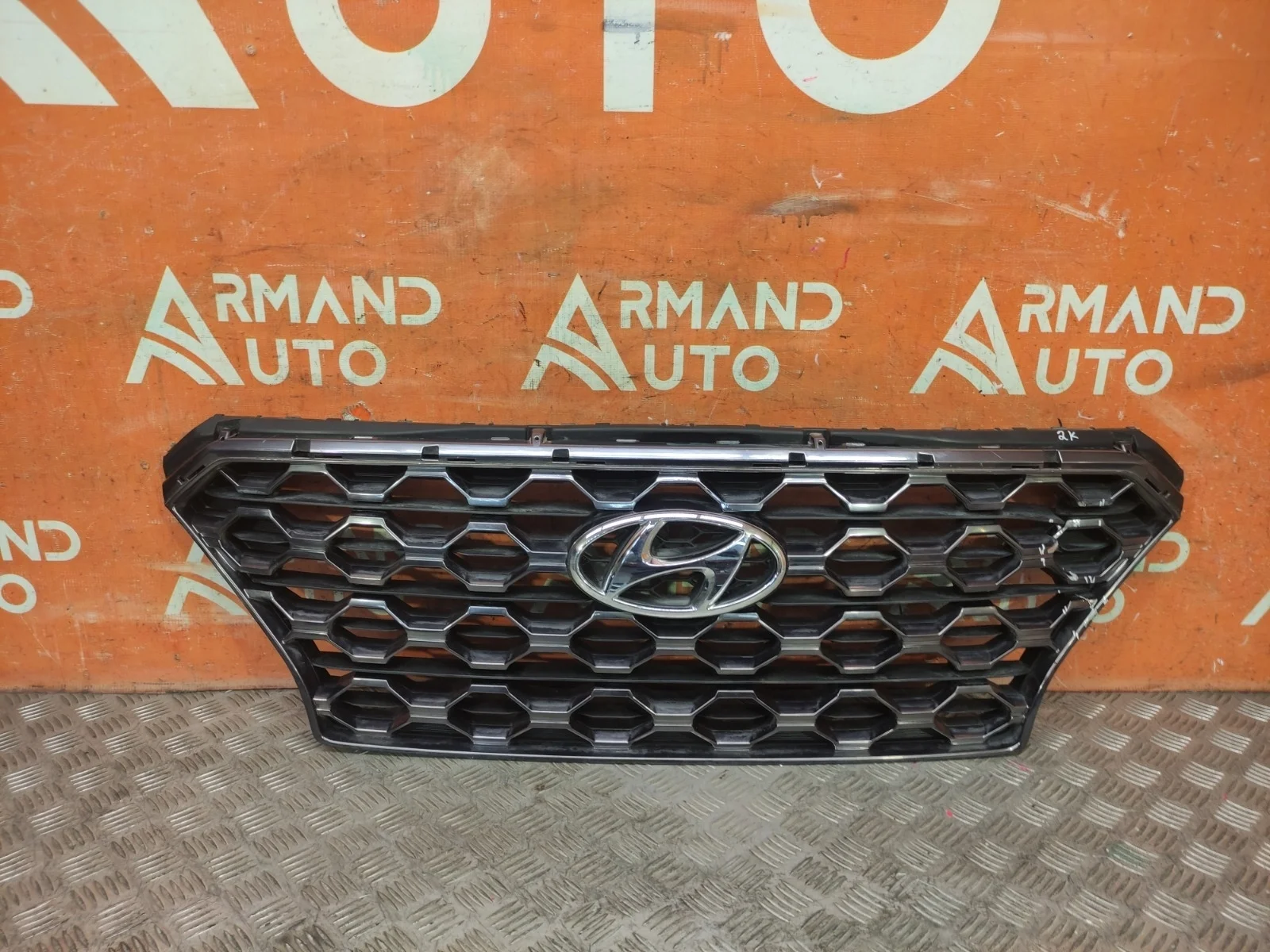 Решетка радиатора Hyundai Santa Fe 2018-нв 4 TM