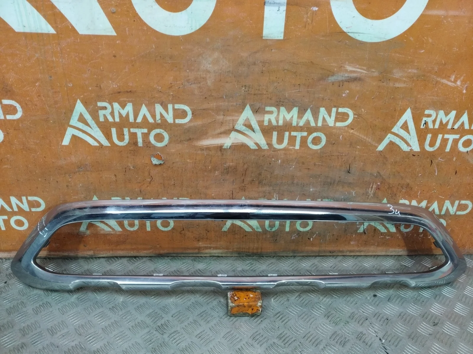 Накладка бампера Mercedes GLC-Class 2015-2019 X253