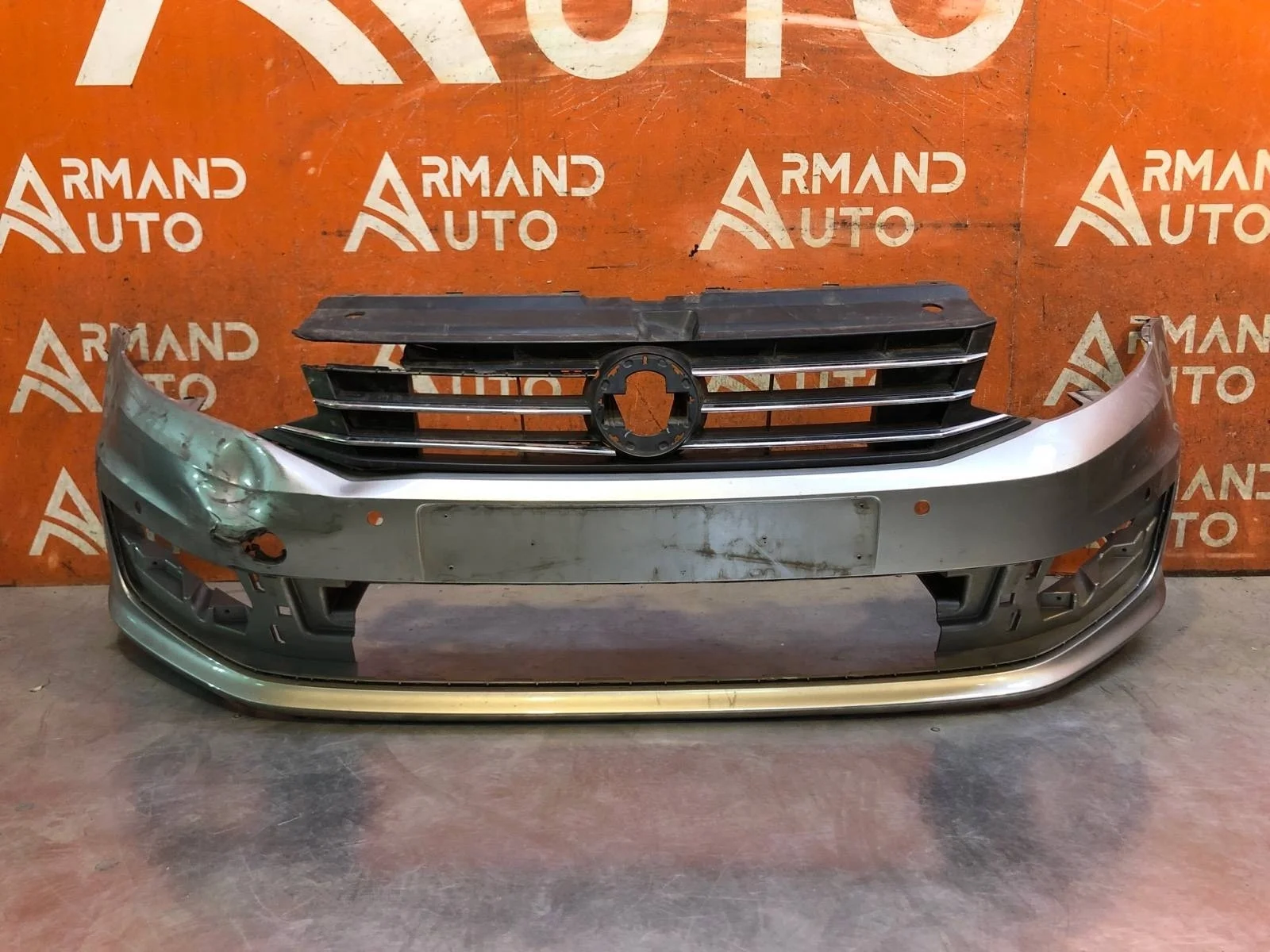 Бампер Volkswagen Polo 2014-2020 5