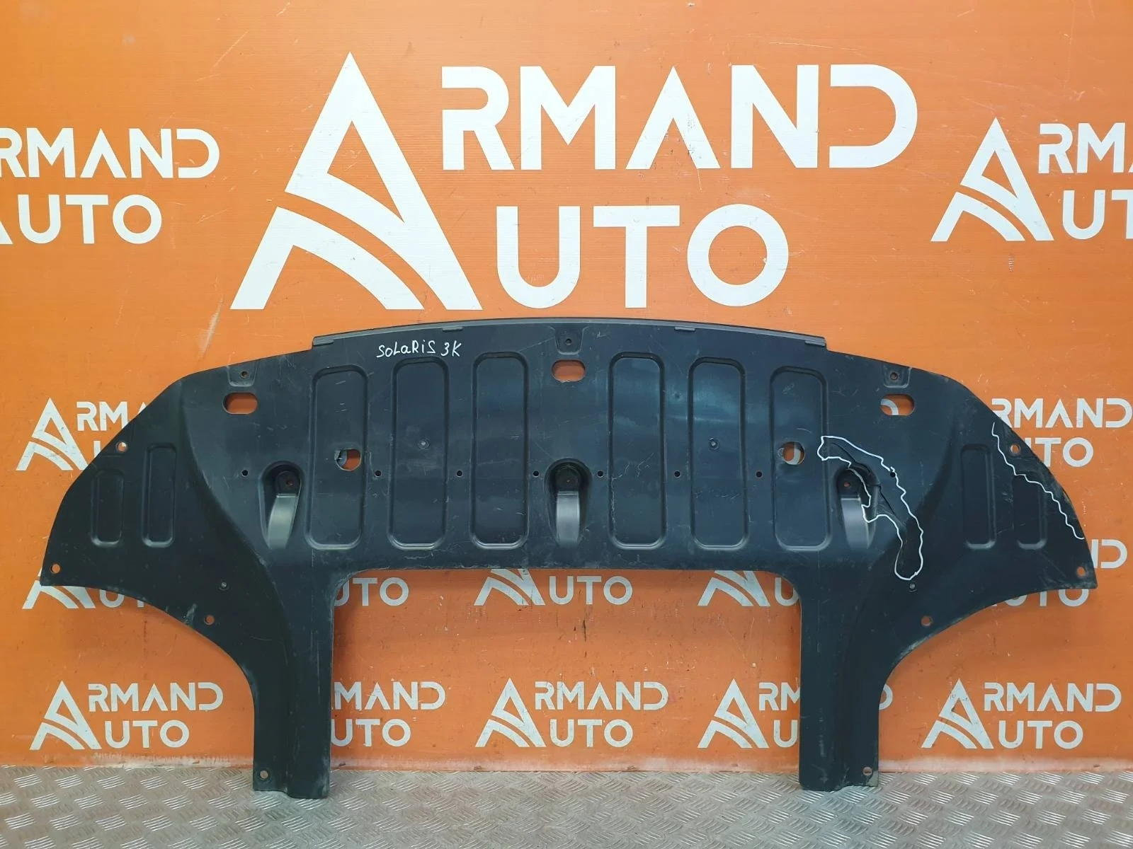 Защита бампера Hyundai Solaris 2017-нв