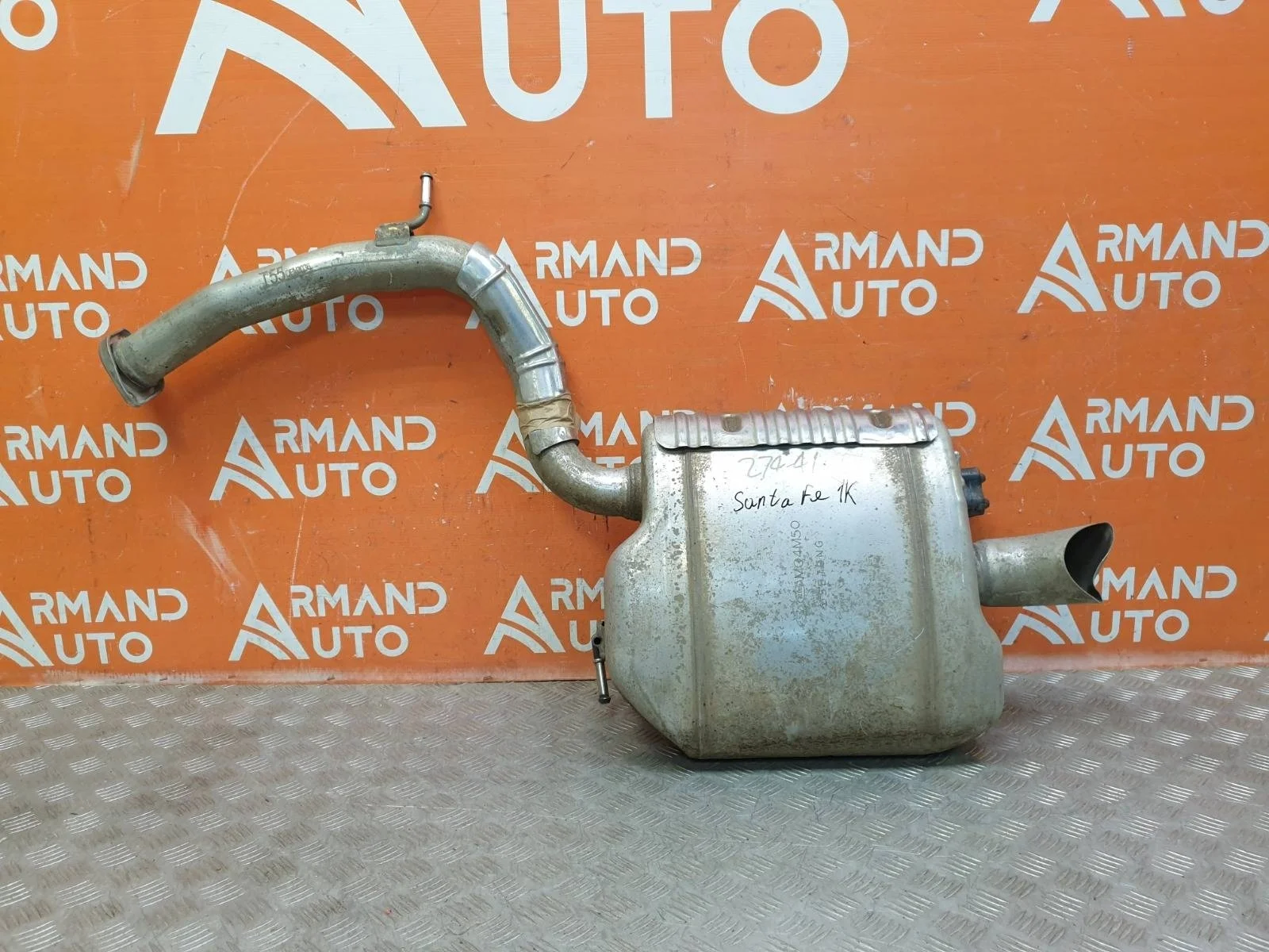 Глушитель Hyundai Santa Fe 2020-нв 4 TM