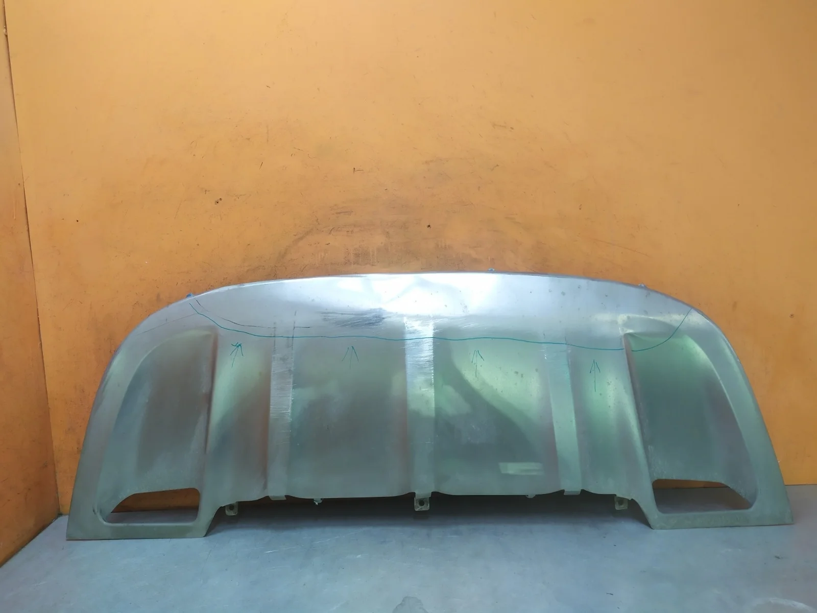 Накладка юбки бампера PORSCHE Cayenne 2010-2014 958