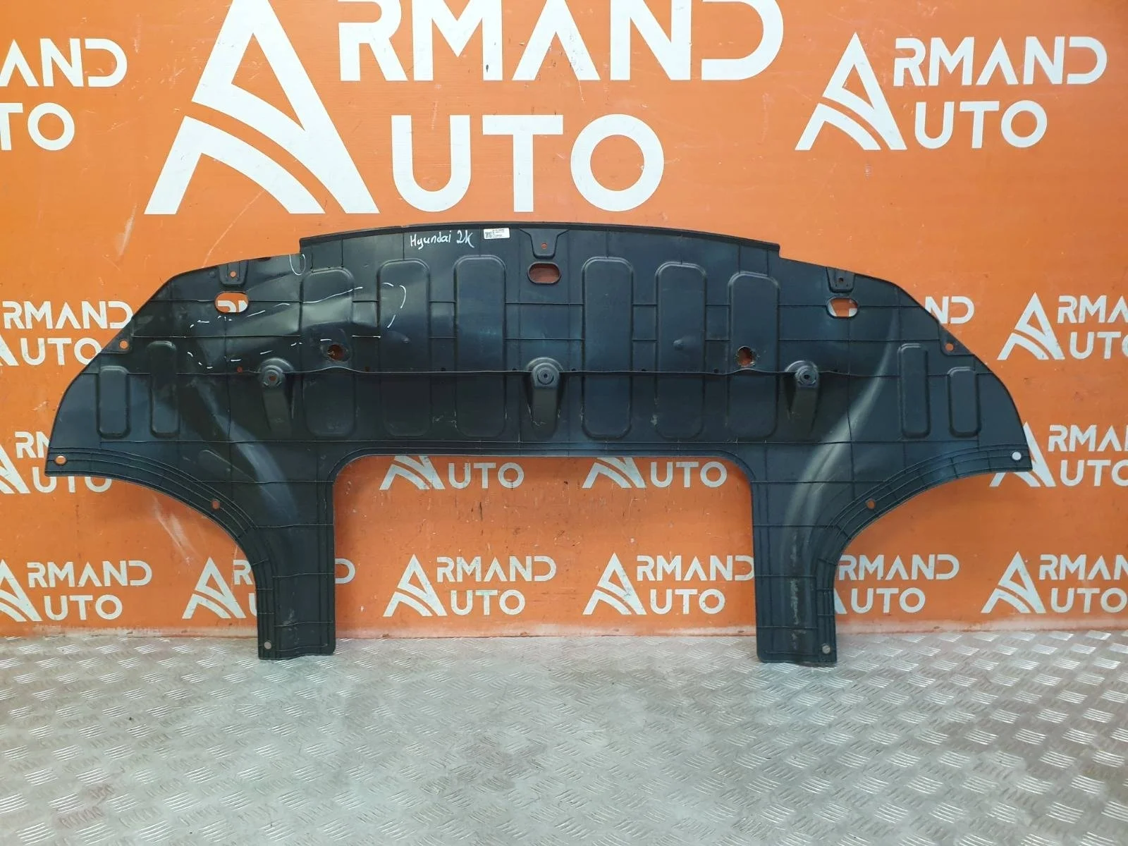 Защита бампера Hyundai Solaris 2017-нв