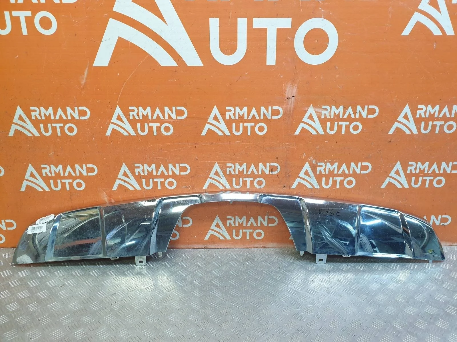 Накладка бампера Mercedes GL GLS-Class 2012-2016 X166