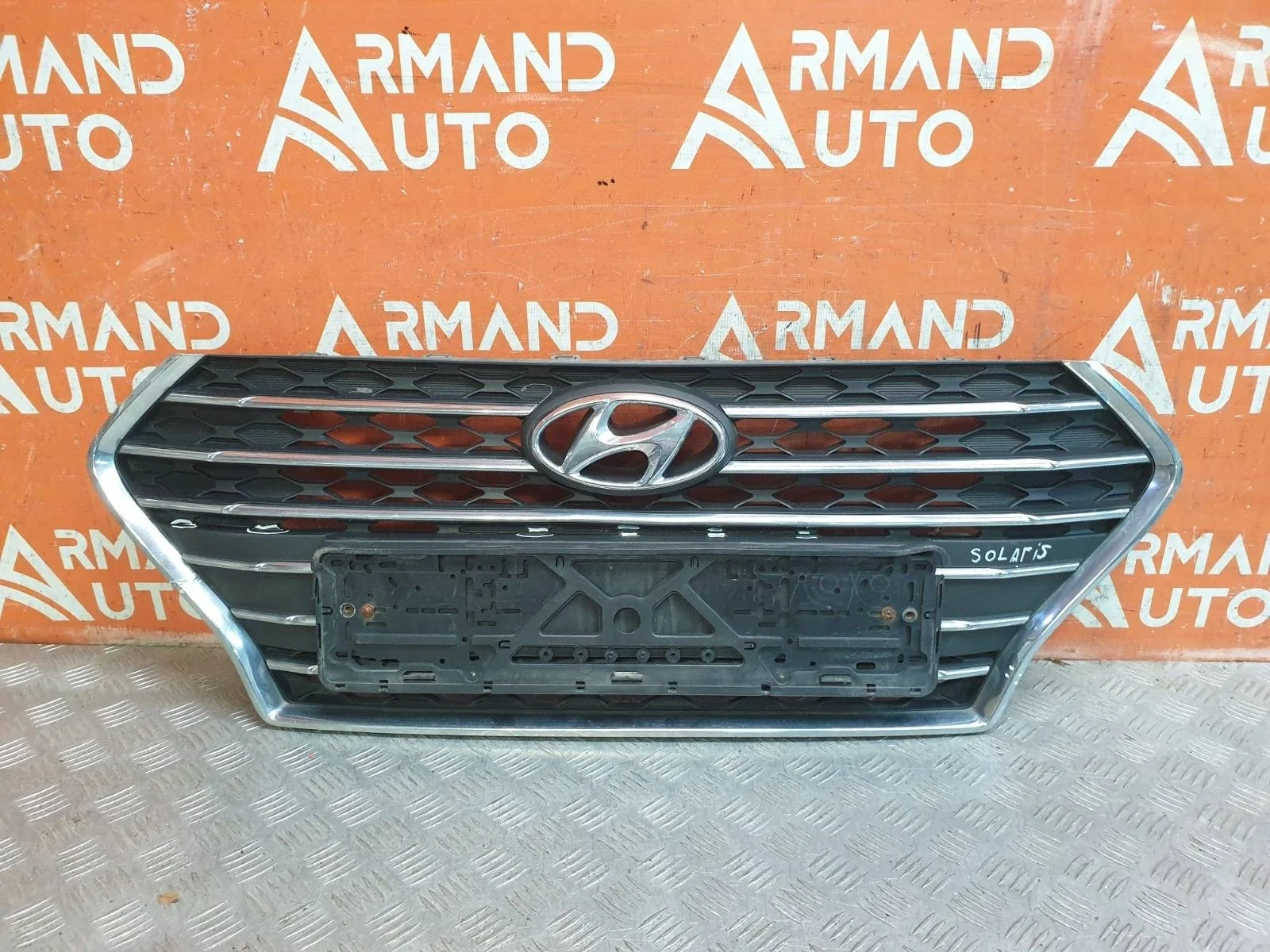 Решетка радиатора Hyundai Solaris 2017-2020