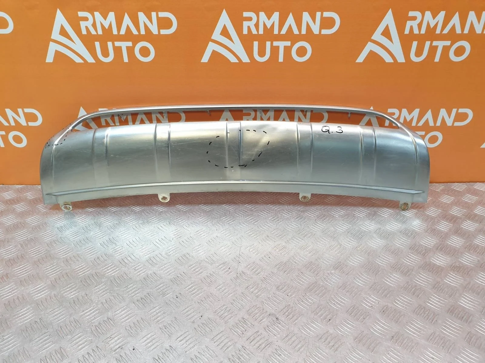 Накладка юбки бампера Audi Q3 2011-2014 8U