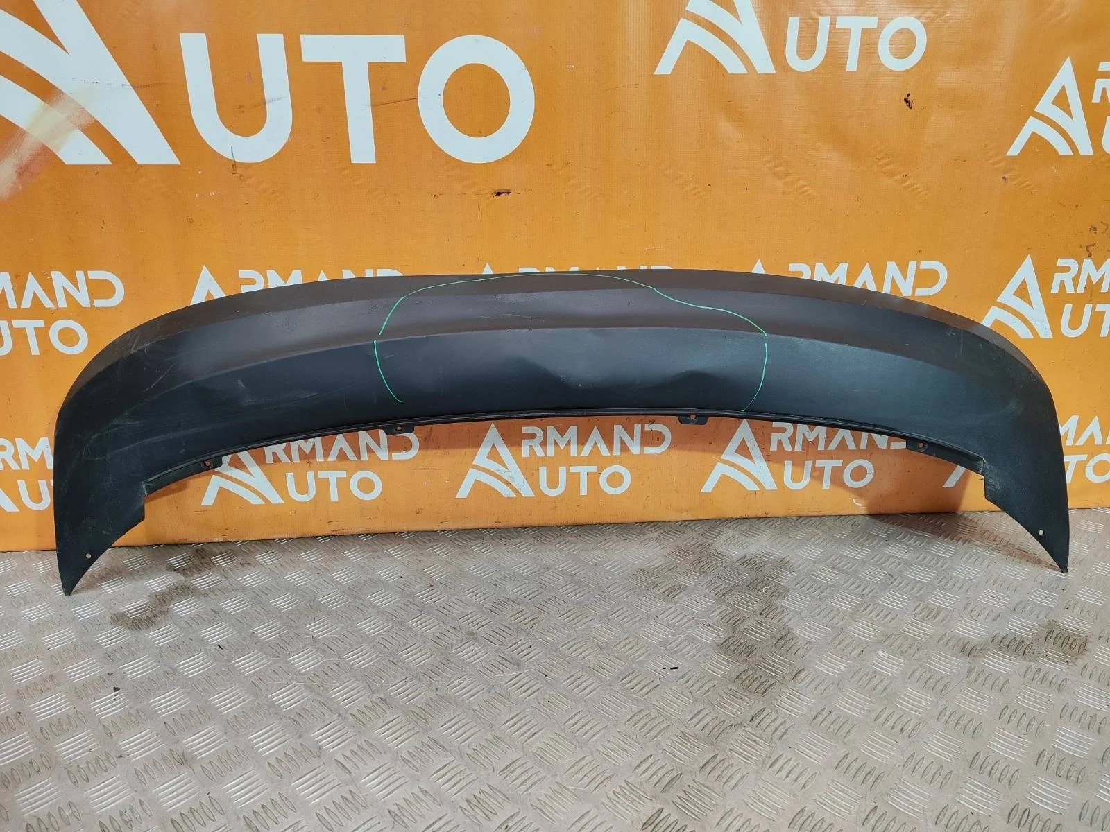 Юбка бампера Skoda Rapid 2014-2020