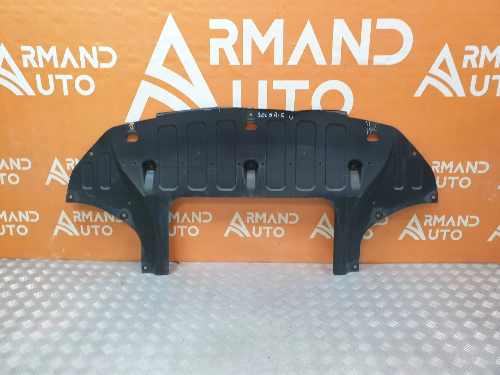 Защита бампера Hyundai Solaris 2017-нв