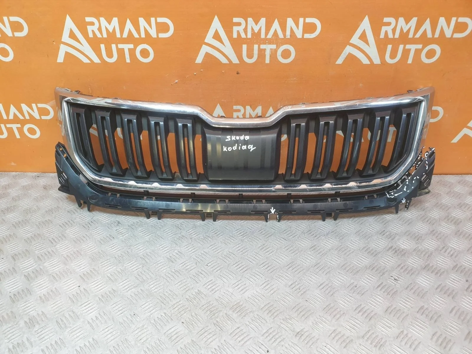 Решетка радиатора Skoda Kodiaq 2016-нв