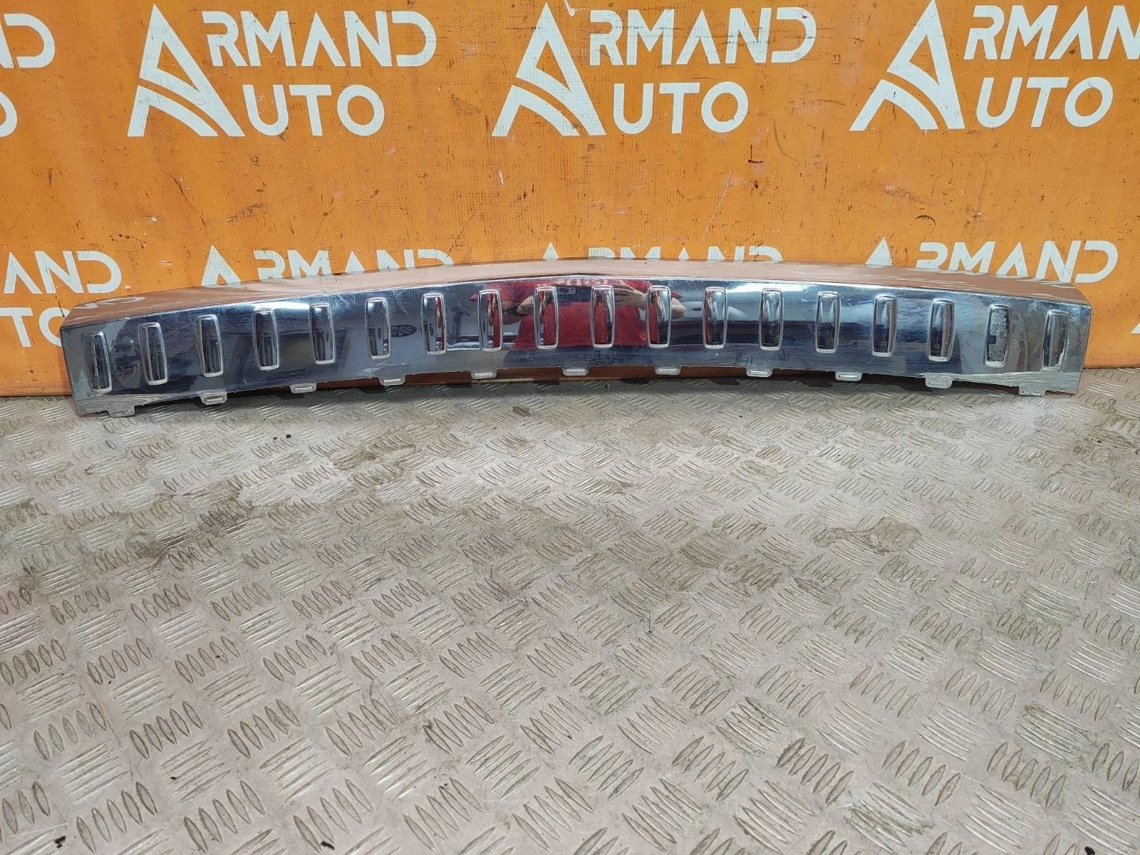 Накладка бампера верхняя Mercedes GL GLS-Class 2012-2019 X166