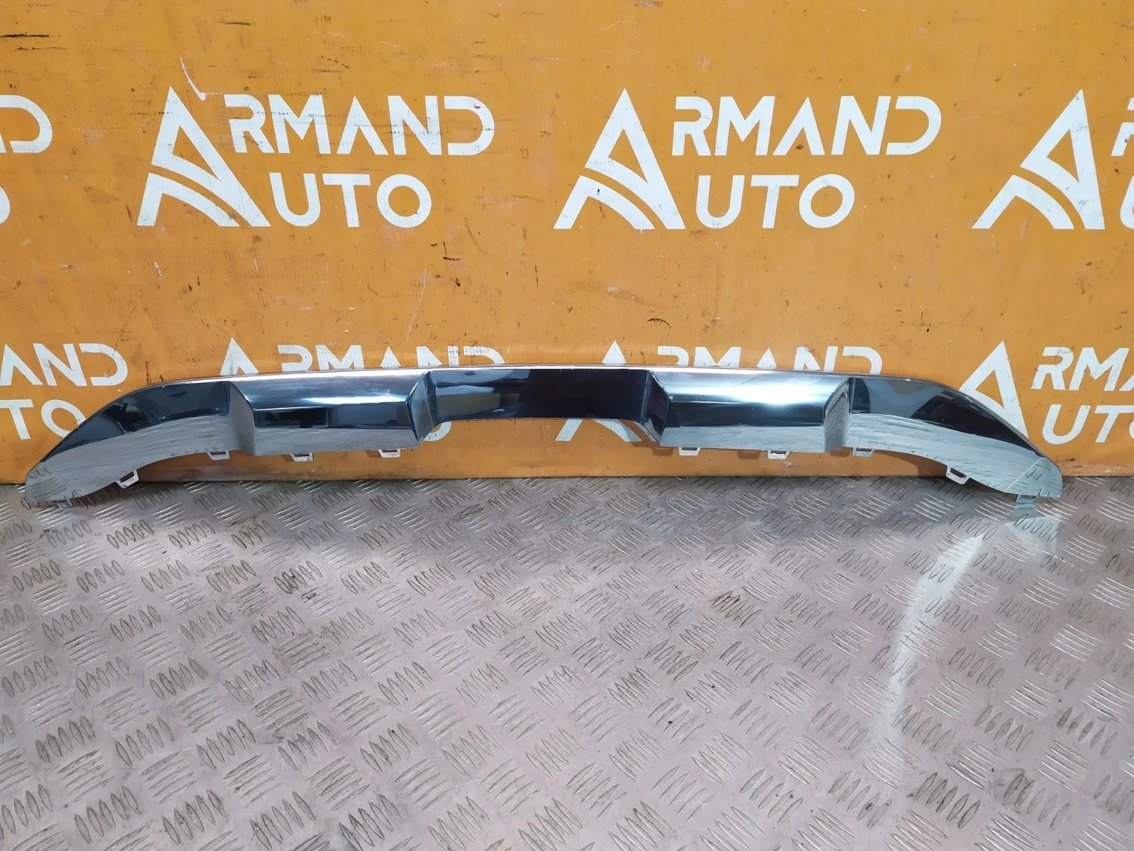 Накладка юбки бампера нижняя Mercedes ML GLE-Class 2015-2018 W166