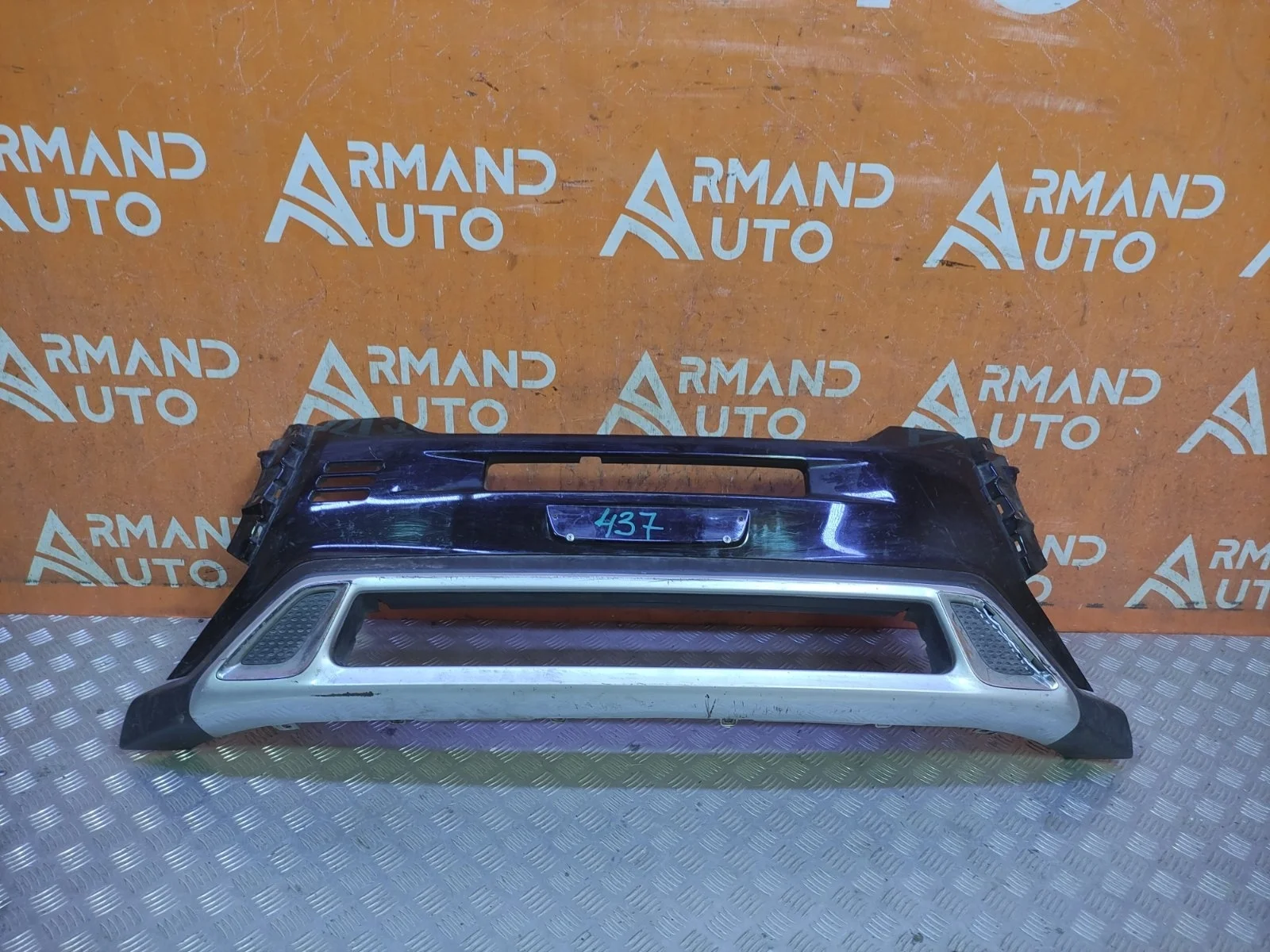 Накладка бампера верхняя Mitsubishi Outlander 2018-нв 3