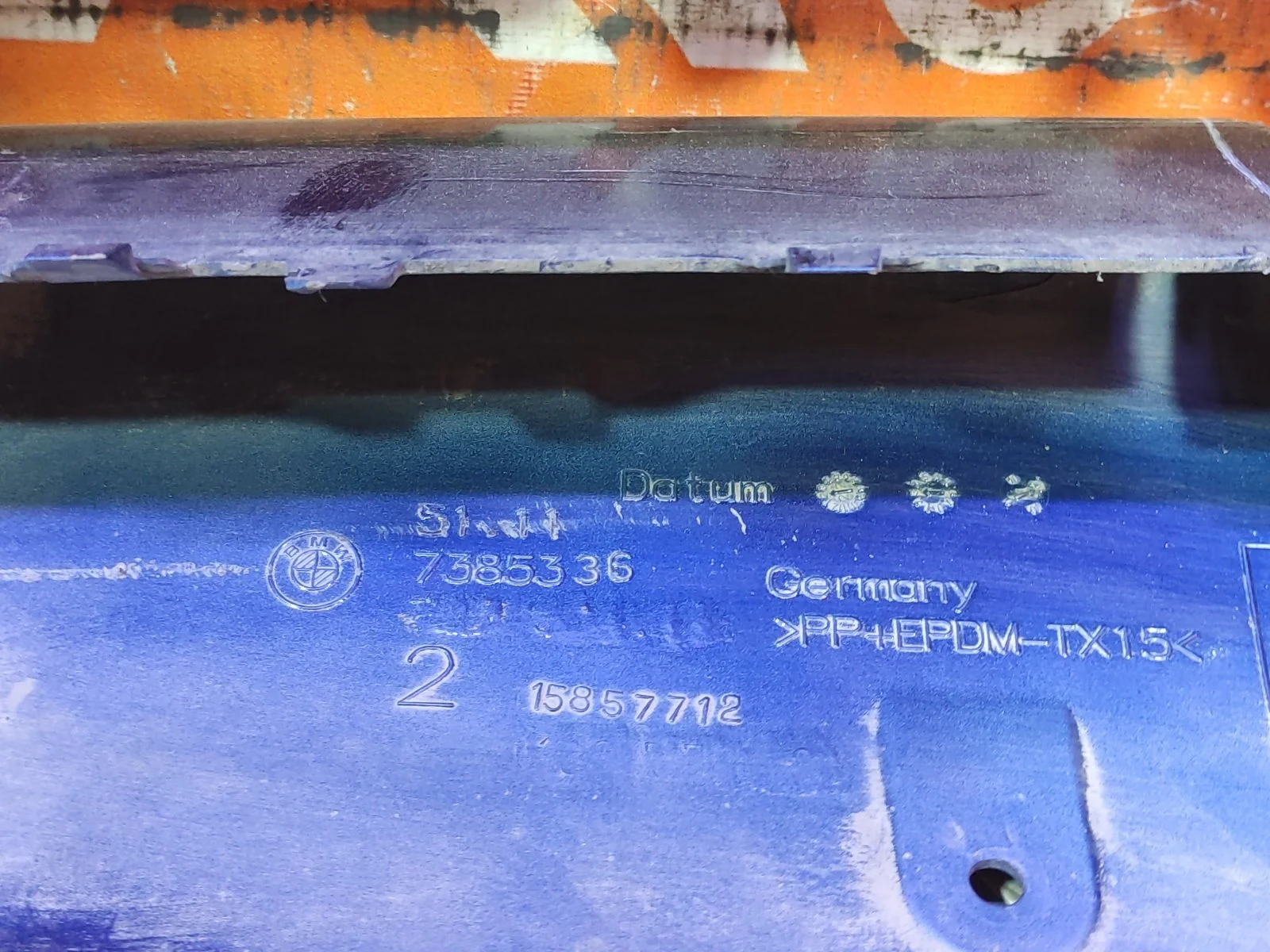 Бампер BMW 5 series 2016-2020 G30 G31