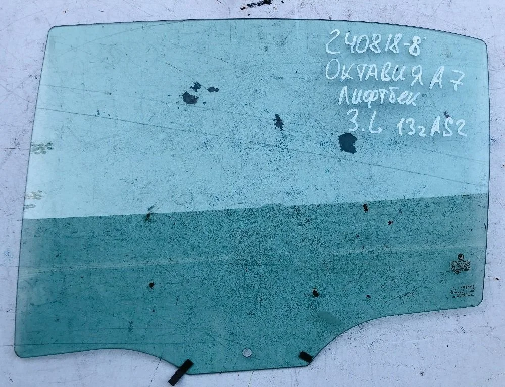 Стекло двери задней левой Skoda Octavia III (2013—2017)