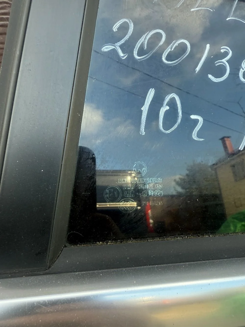 Стекло двери задней левой Volkswagen Passat CC B6 (2008—2012)