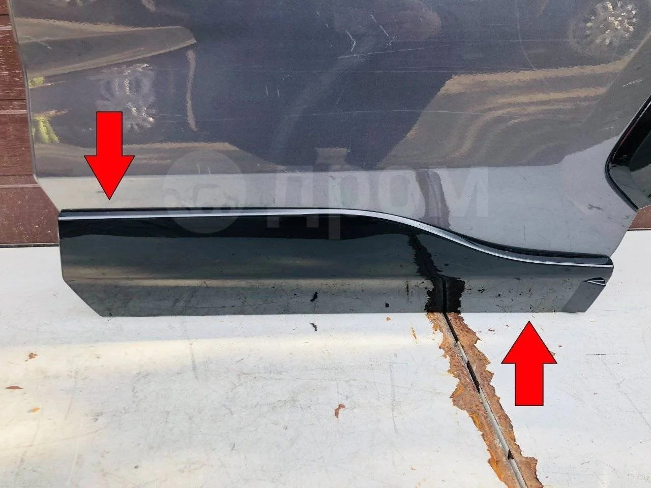 Молдинг двери нижний Toyota RAV4 V (2018—2025)