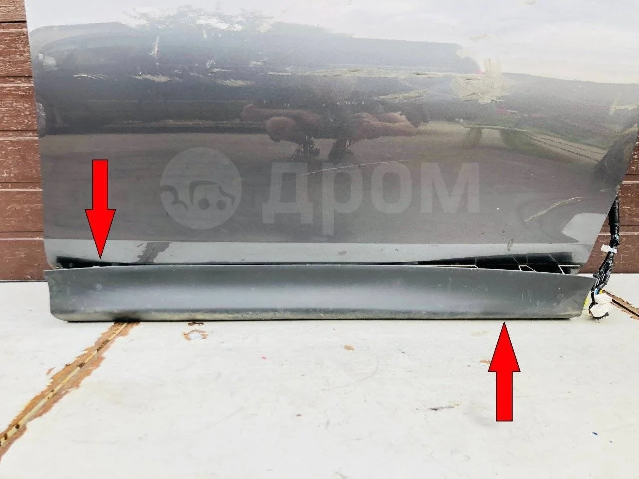 Молдинг двери нижний Toyota RAV4 IV (2012—2015)