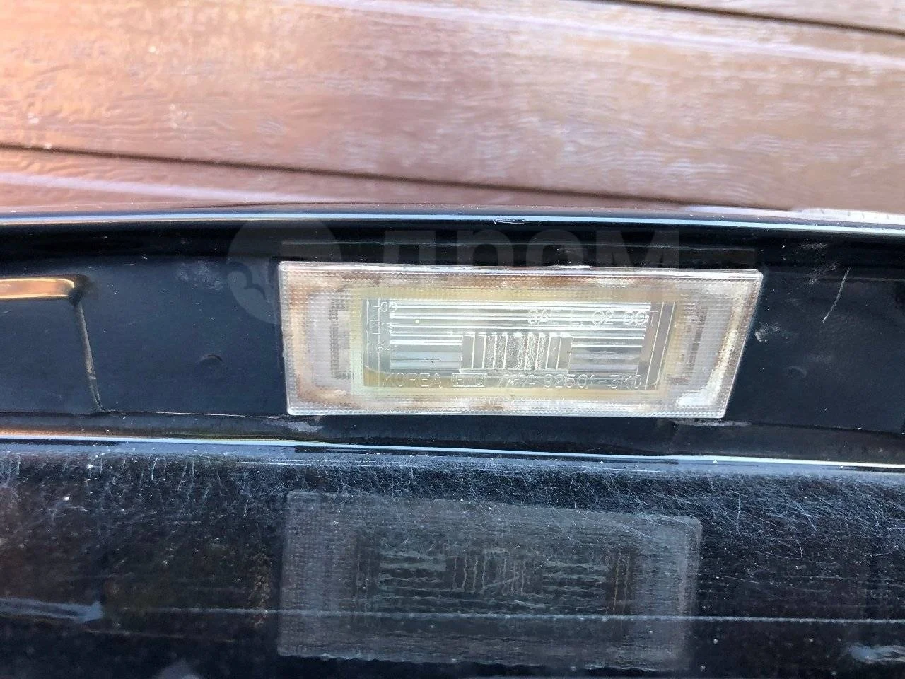 Плафон подсветки номера Hyundai Sonata V рестайлинг (2007—2010)