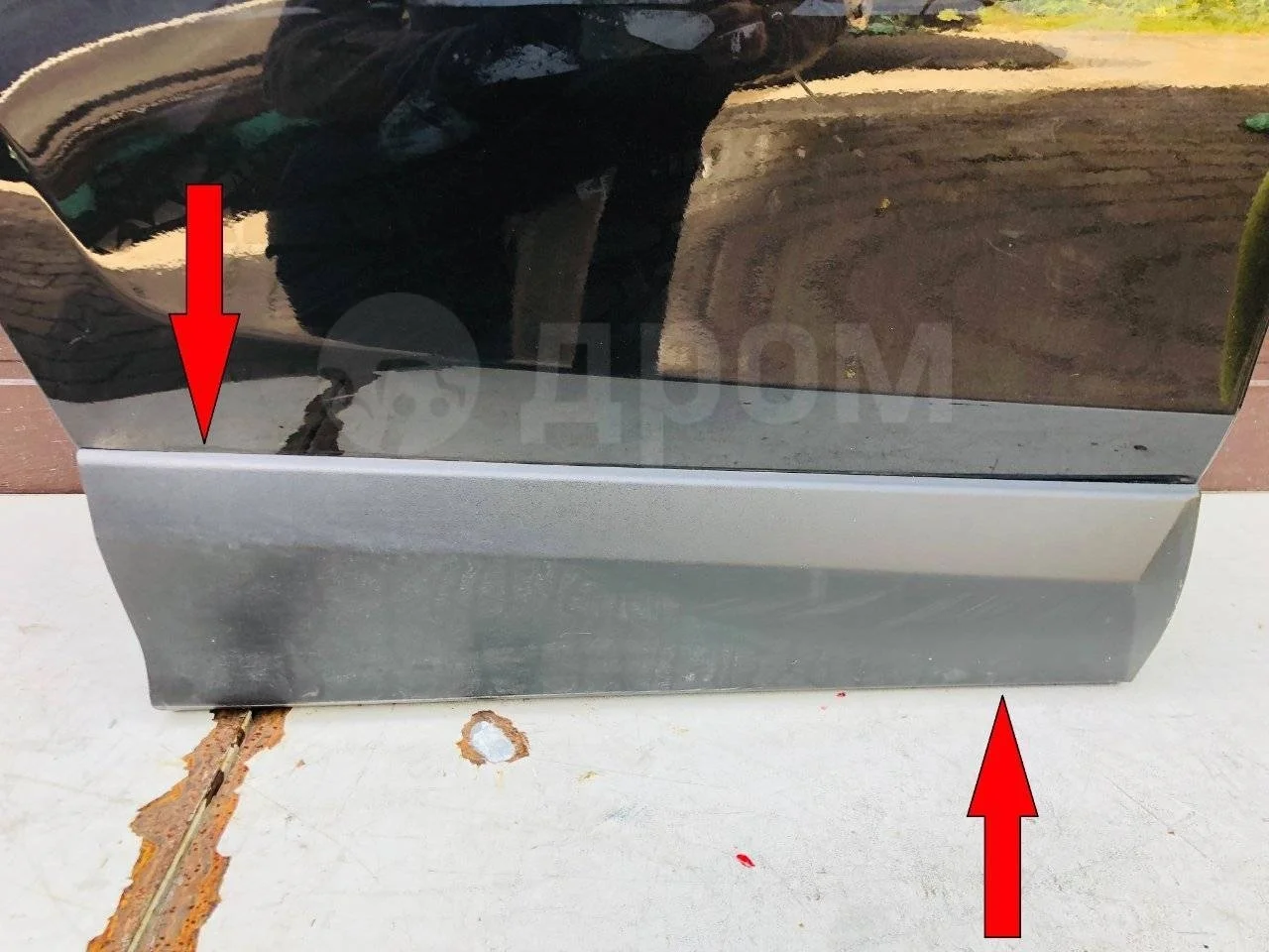 Молдинг двери нижний Toyota RAV4 IV рестайлинг (2015—2019)