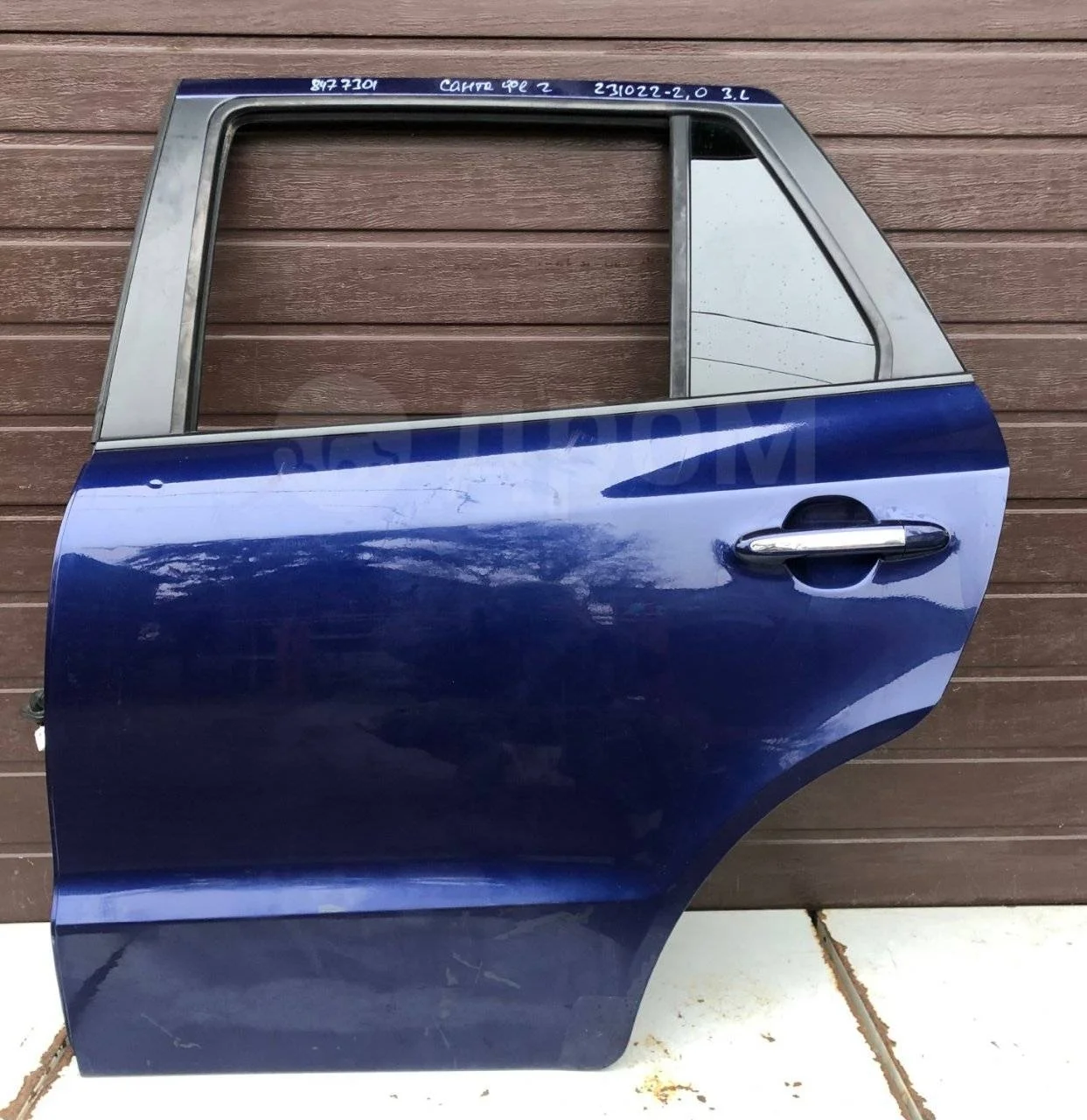 Дверь задняя левая Hyundai Santa Fe II (2005—2010)