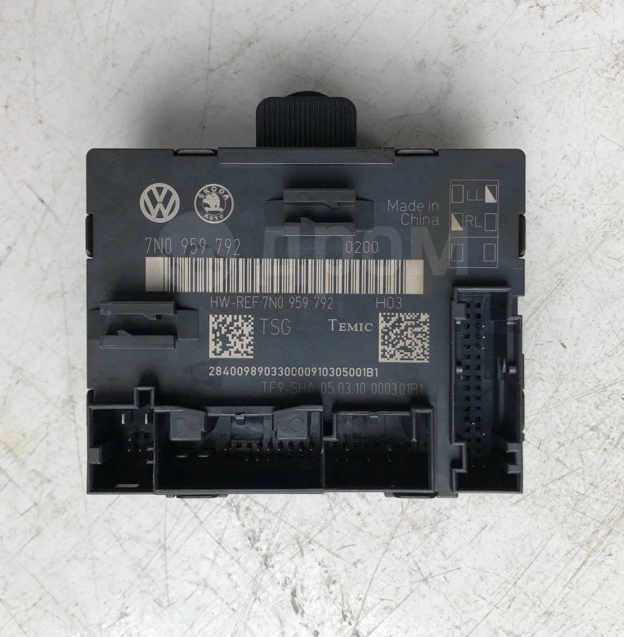 Блок комфорта двери Skoda Superb II (2008—2013)