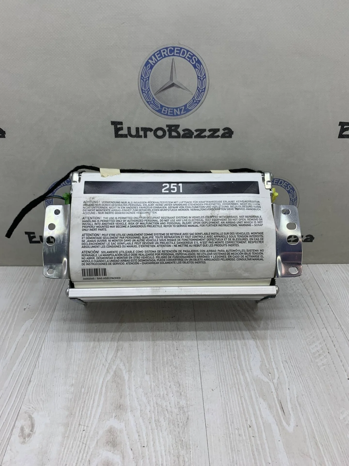 Подушка безопасности передняя Mercedes W164