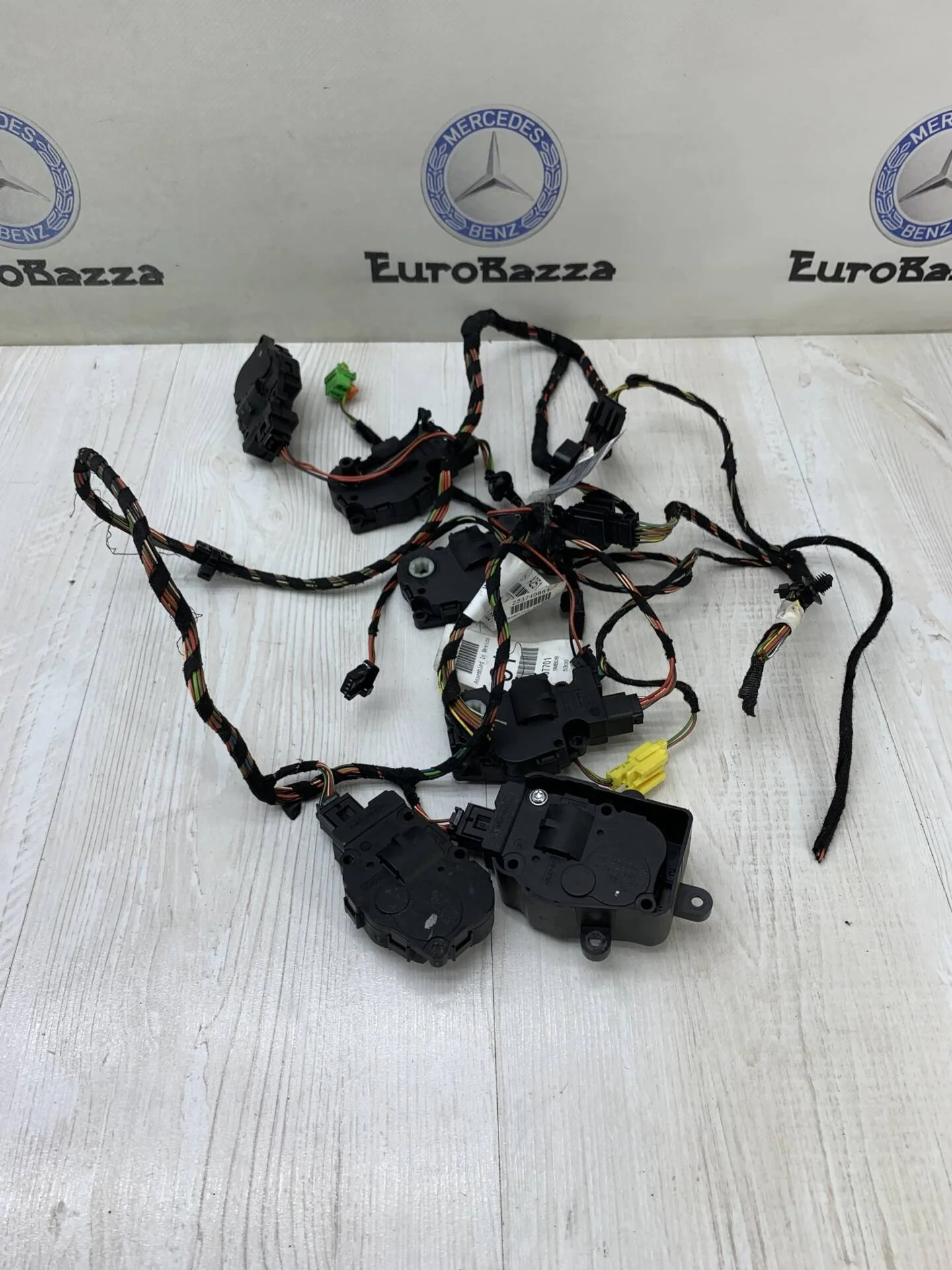 Сервопривод печки с проводкой Mercedes W164