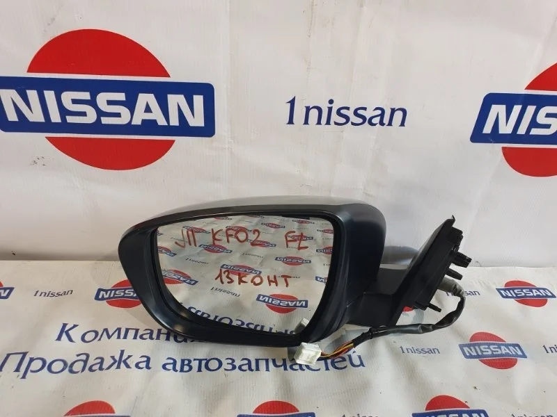 Зеркало заднего вида боковое Nissan Qashqai 2015 96302HV59A J11 HRA2, переднее левое