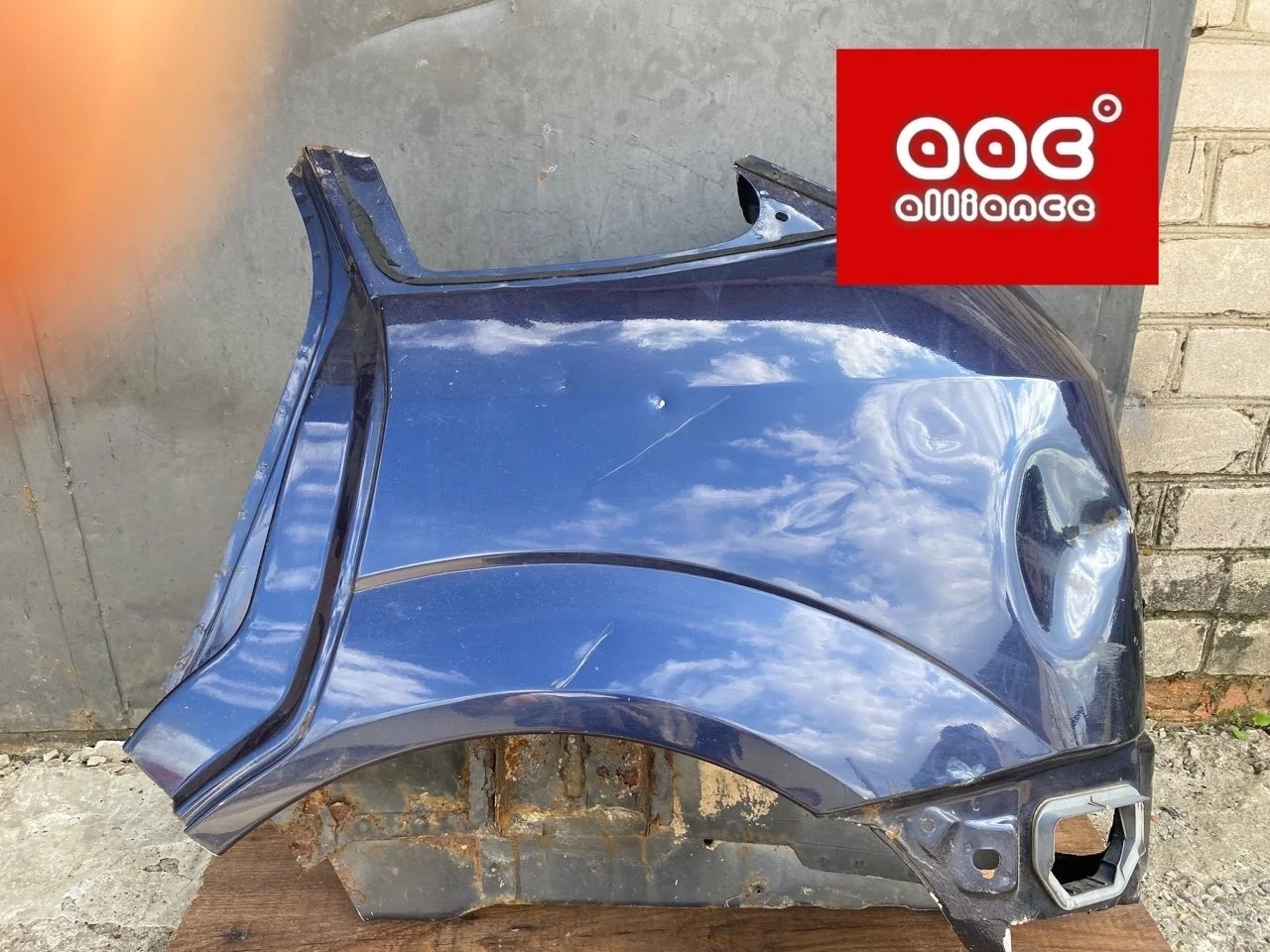 Крыло Ford Focus 1 2004 1346789 DAW, заднее левое