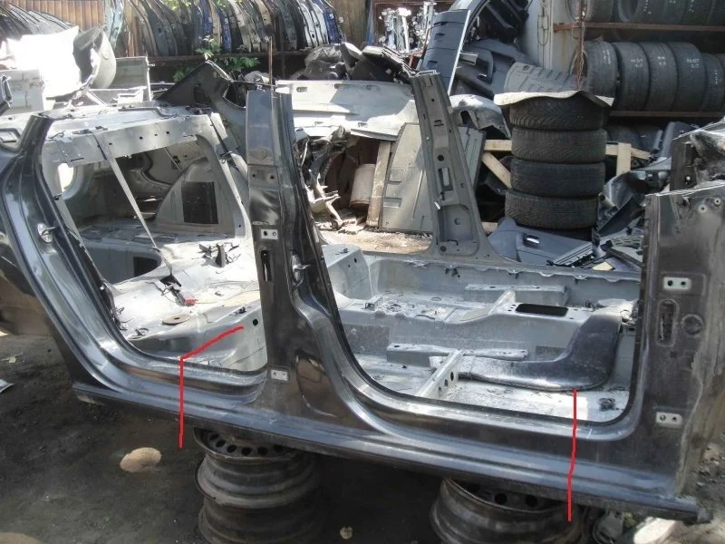 Порог кузова Volkswagen Polo 6RU809606B 5, правый