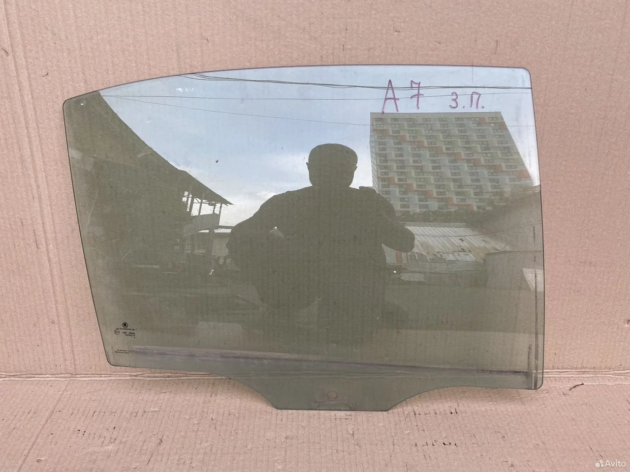 Стекло задней двери skoda octavia a7 5e5845206a