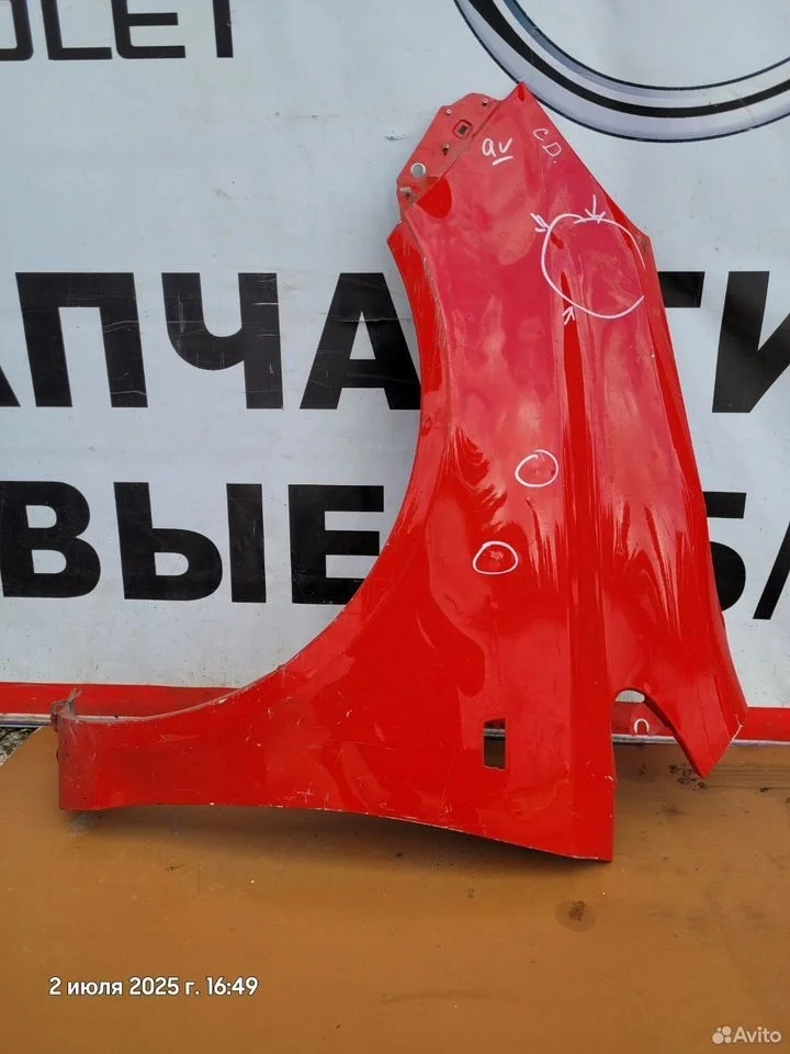 Крыло переднее левое opel corsa d