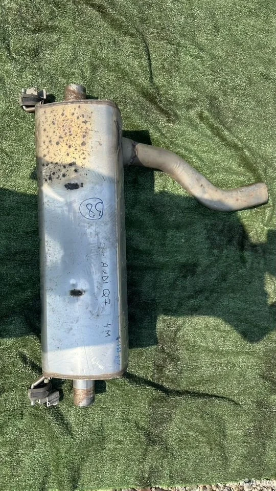 Глушитель задняя часть audi q7 4m 2017г