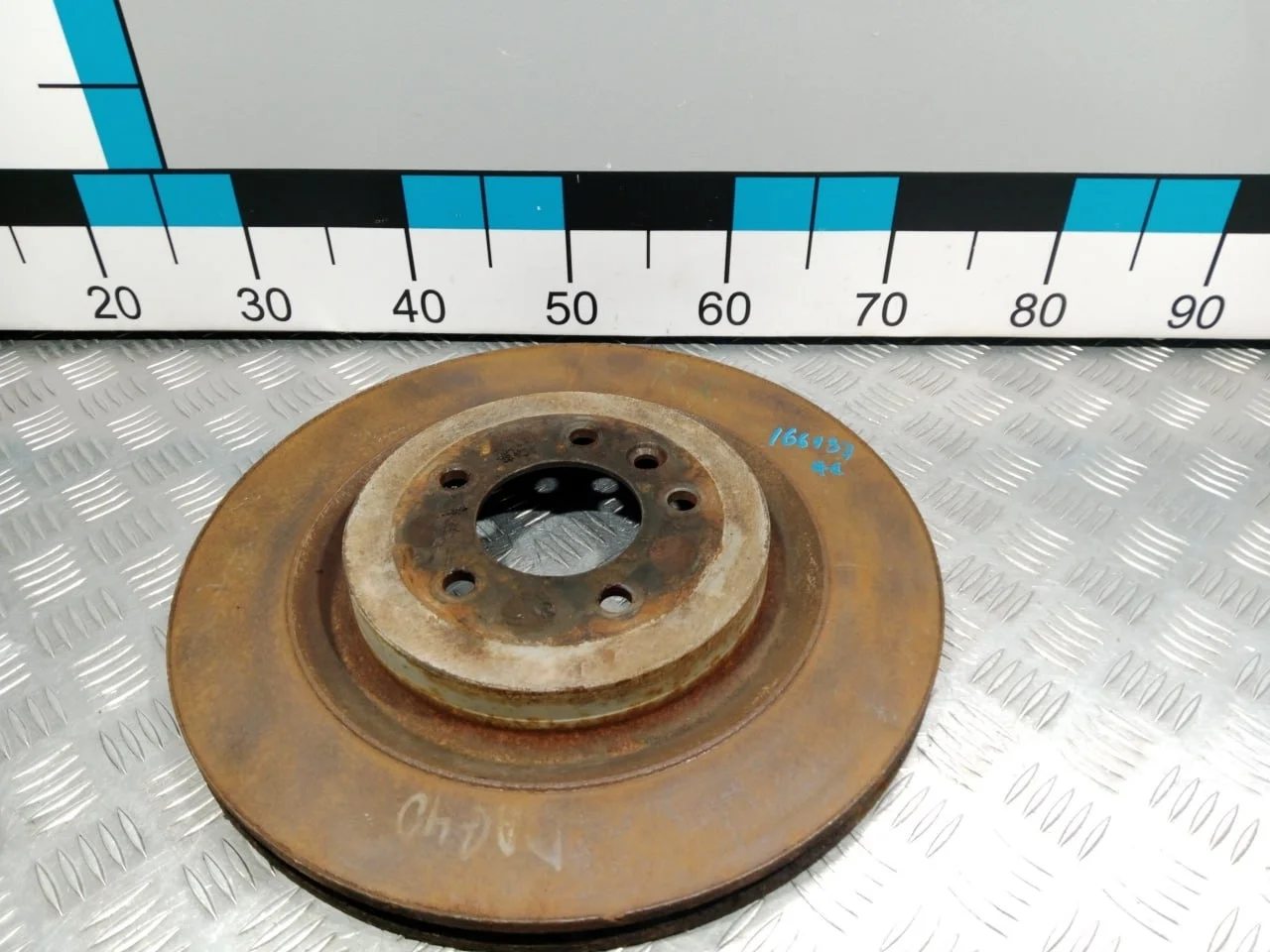 [Б/У] Диск тормозной задний вентилируемый - Остаток 24 мм [Код: 00621819 ]