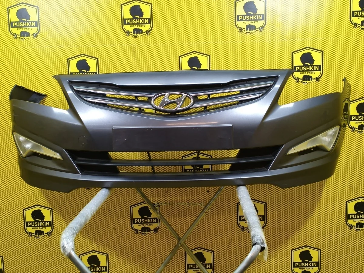 Бампер Hyundai Solaris 2016 865114L500 RB G4FC, передний