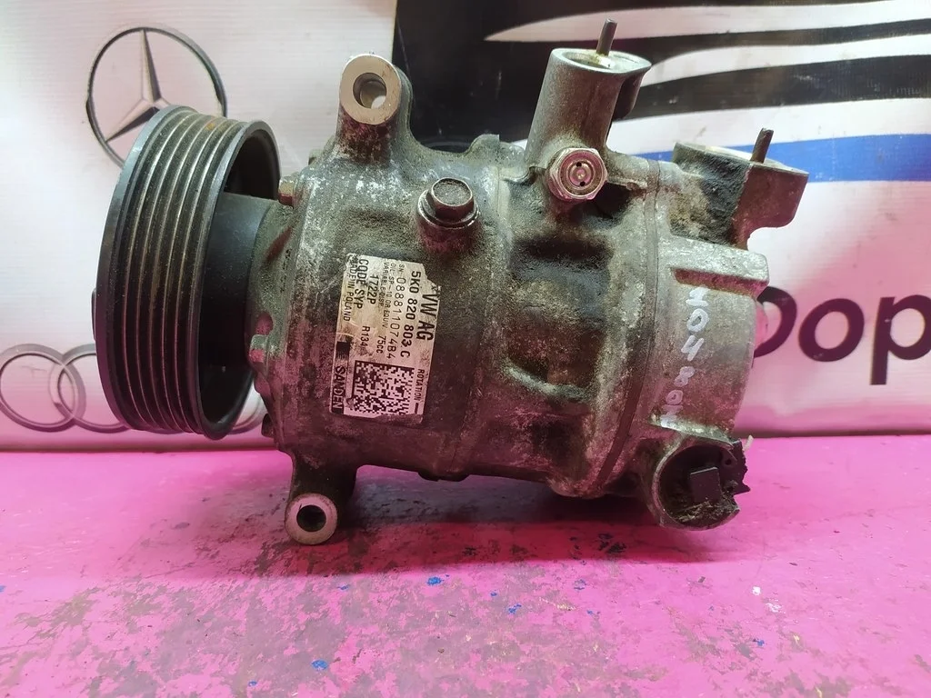 Компрессор кондиционера Passat B7 CC Tiguan Yeti